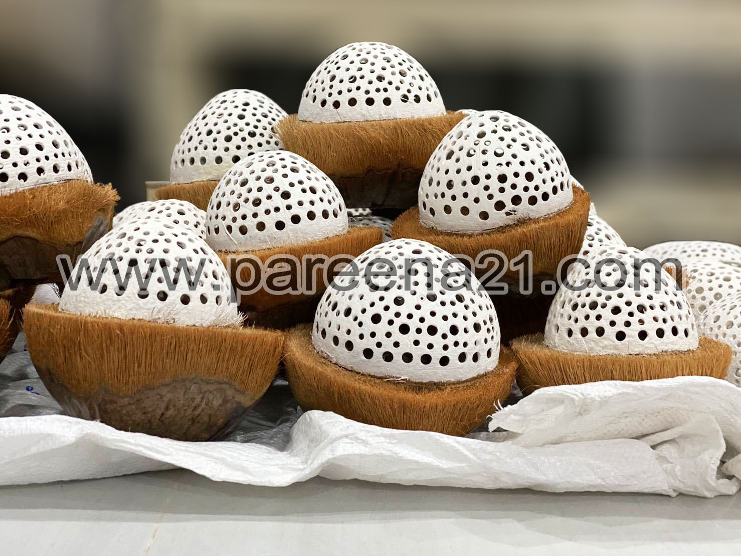 โคมไฟแชนเดอเรียกะลามะพร้าว สไตล์รีสอร์ท 1