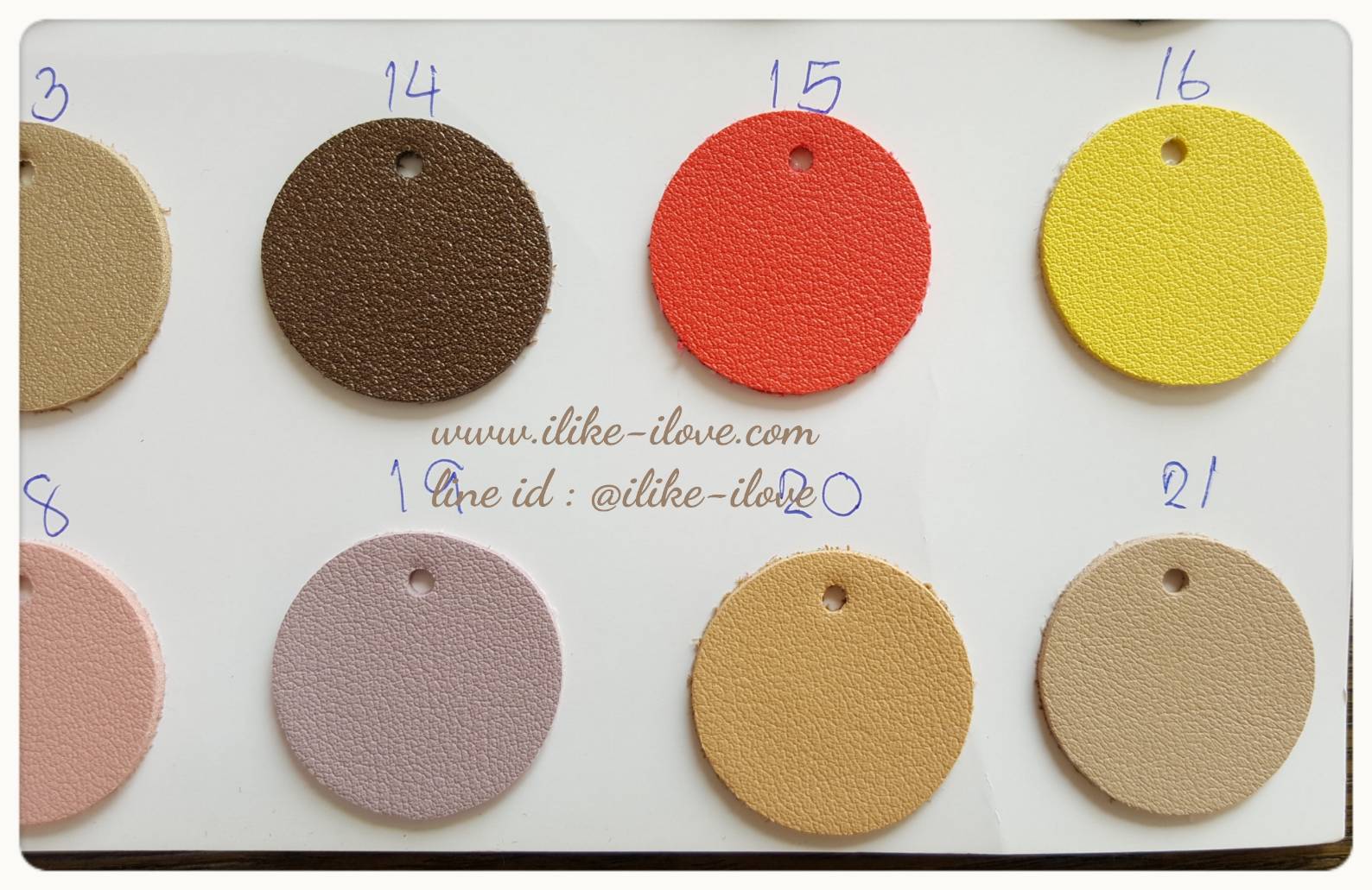 แท็กห้อยกระเป๋าหนัง#805