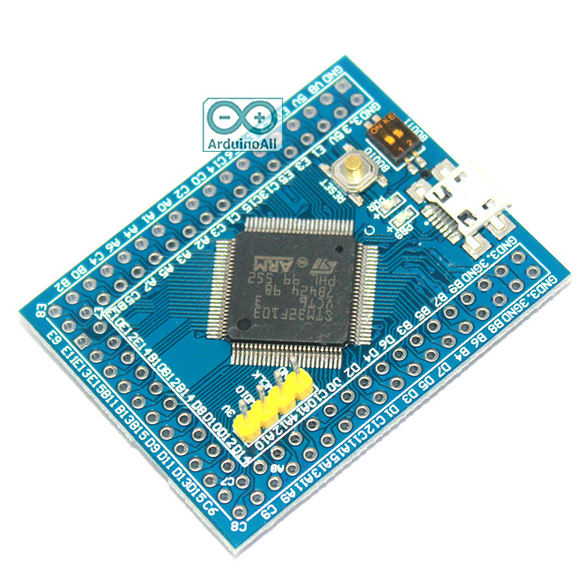 STM32F103VCT6 Mini STM32 cortex-M3 32bit Clock 72Mhz Flash 256K RAM 48K for Arduino Compatible