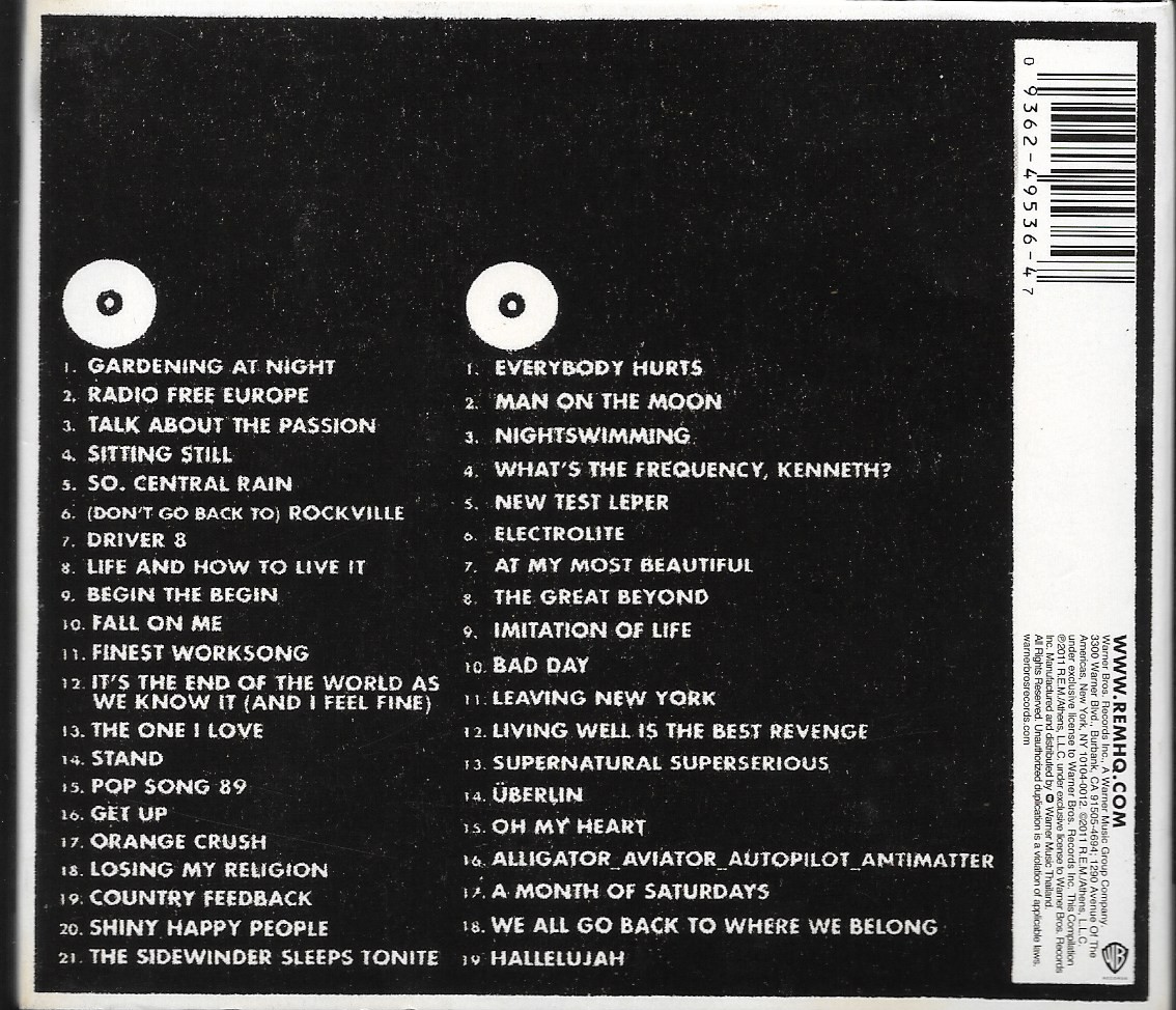 CD,R.E.M. - Part Lies, Part Heart, Part Truth, Part Garbage 1982-2011)(2CD)(2011)(Thai)