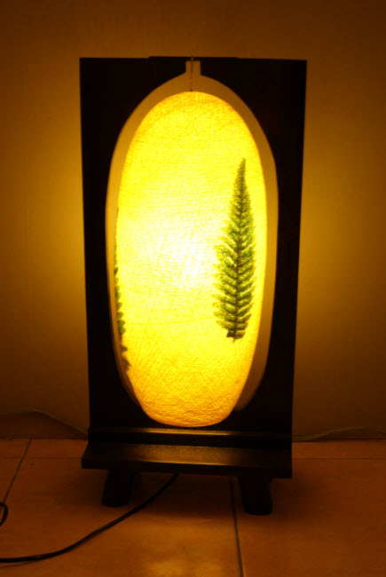 Wooden Table Lamp โคมไฟไม้แบบตั้งโต๊ะ