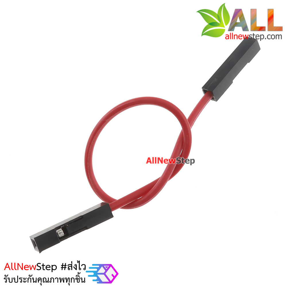 สายจัม เมีย-เมีย Jump Wire (Female to Female) สายไฟ ยาว 20cm. คละสี จำนวน 1 เส้น
