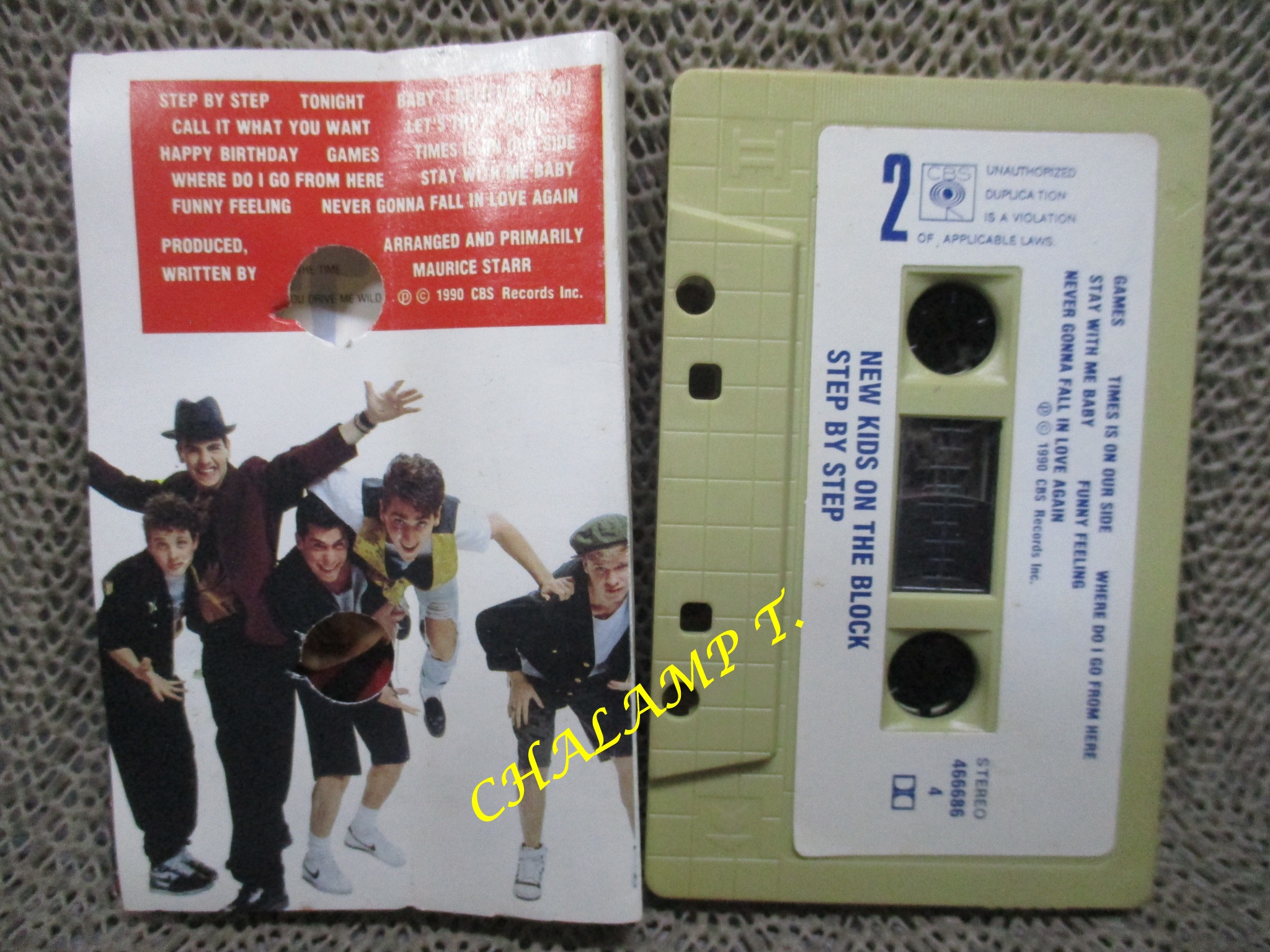 เทปเพลงสากล New Kids On The Block - Step by Step