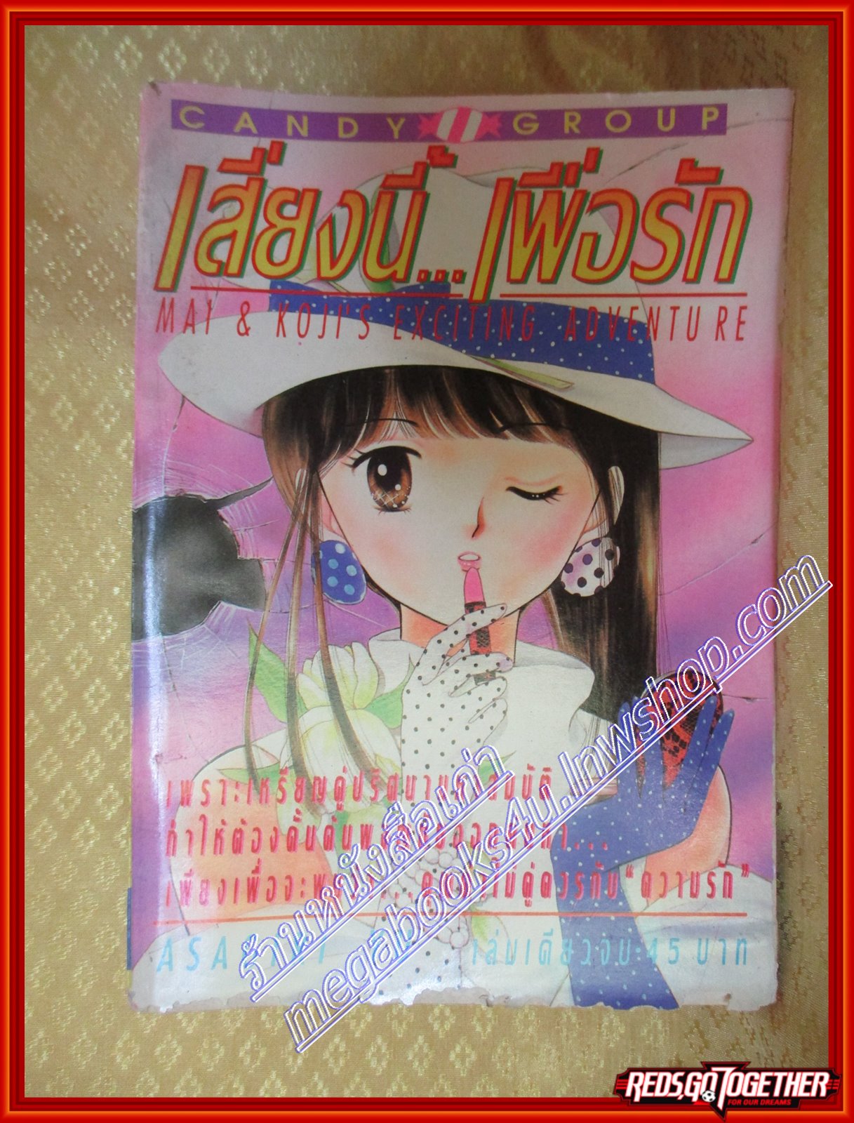 หนังสือการ์ตูนบ้าน เสี่ยงนี้เพื่อรัก โดย ASAGIRI YU เล่มเดียวจบ สนพ.CANDY