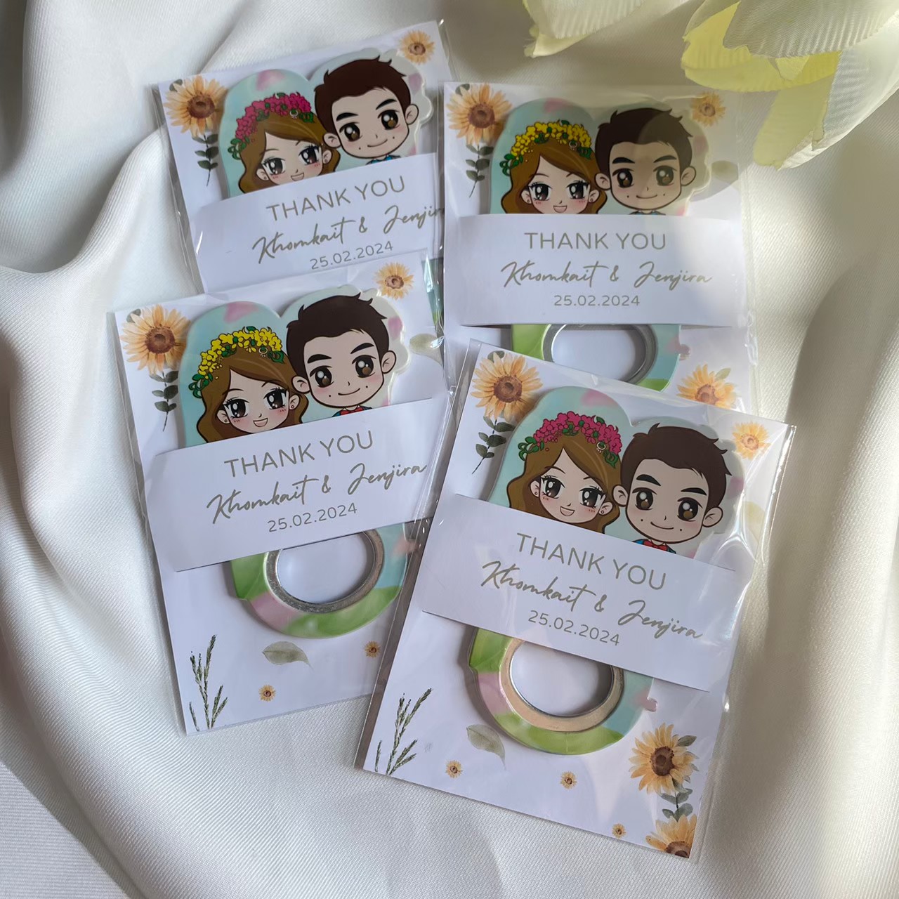 ที่เปิดขวดบ่าวสาวแพ็คกระดาษรองพิมพ์