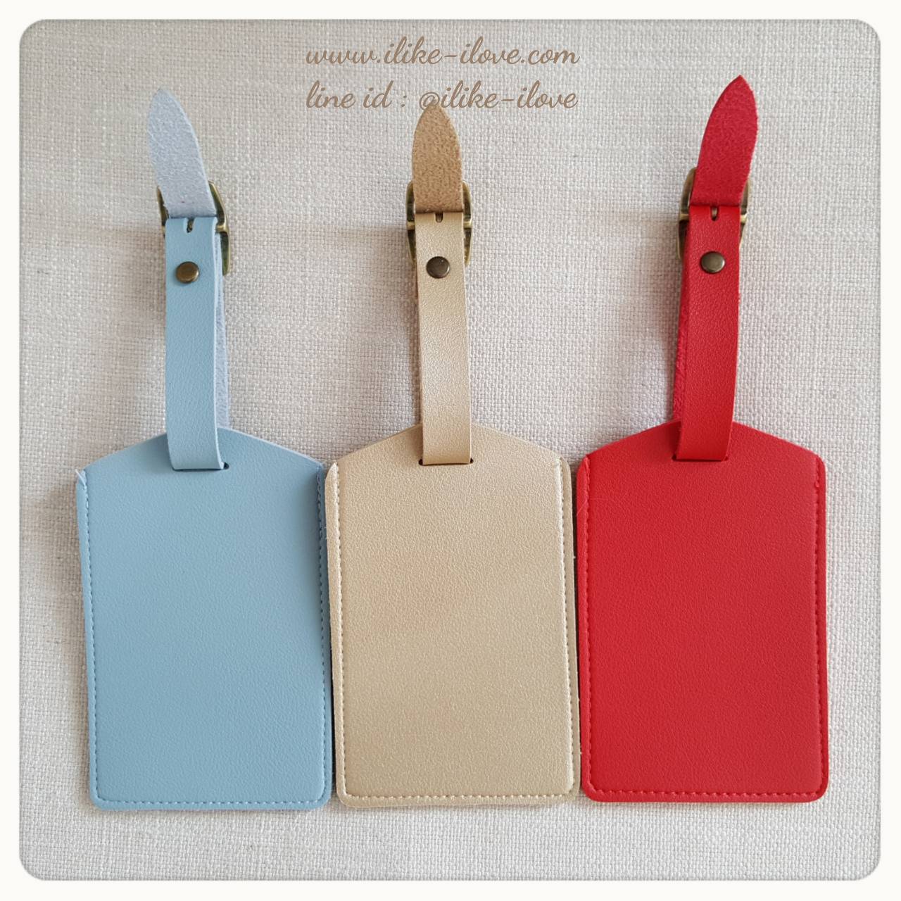 แท็กห้อยกระเป๋าหนัง#805