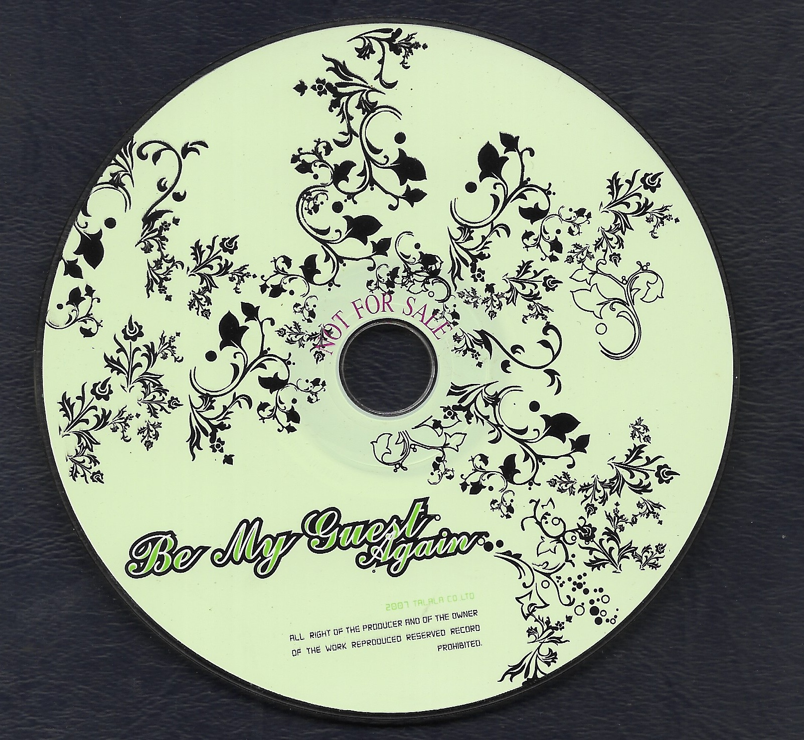 Used CD,Be My Guest - Agin (B)(รวมศิลปิน)(V.A.T)(2550)