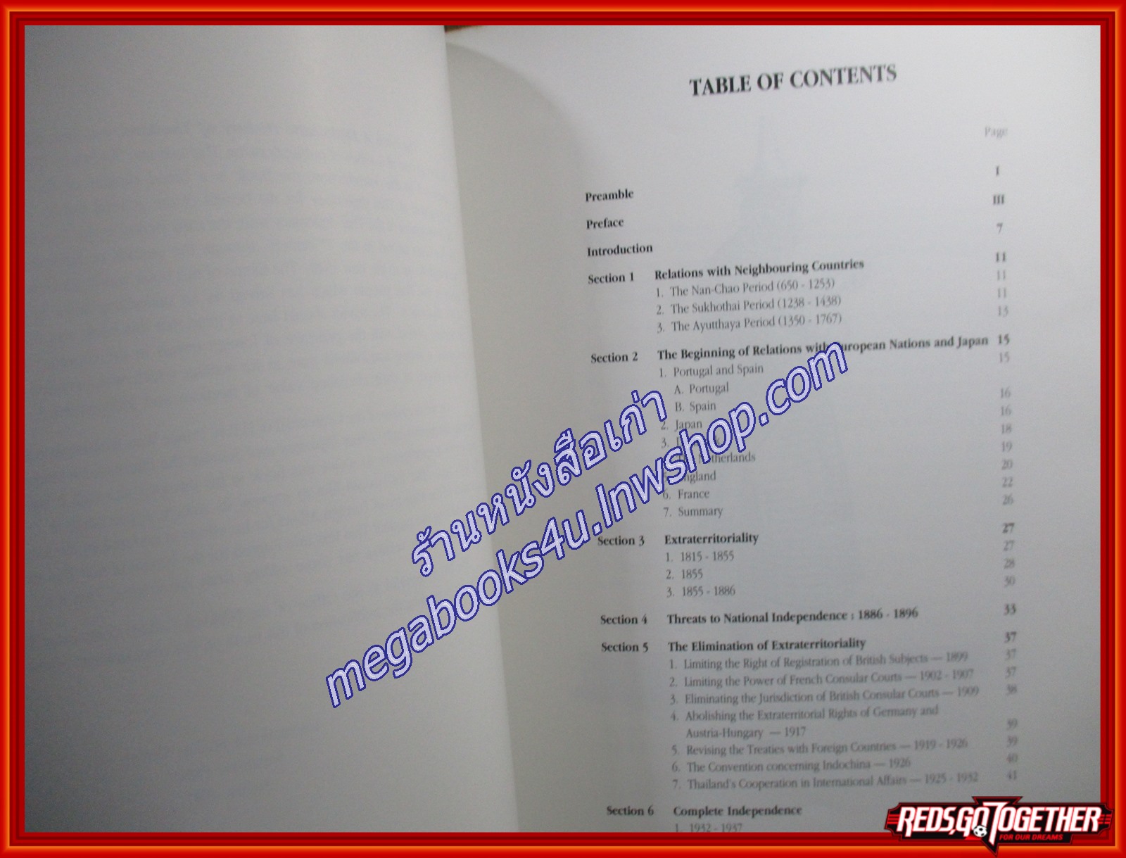 A DIPLOMATIC HISTORY OF THAILAND ประวัติทางการทูตของประเทศไทย ฉบับภาษาอังกฤษ