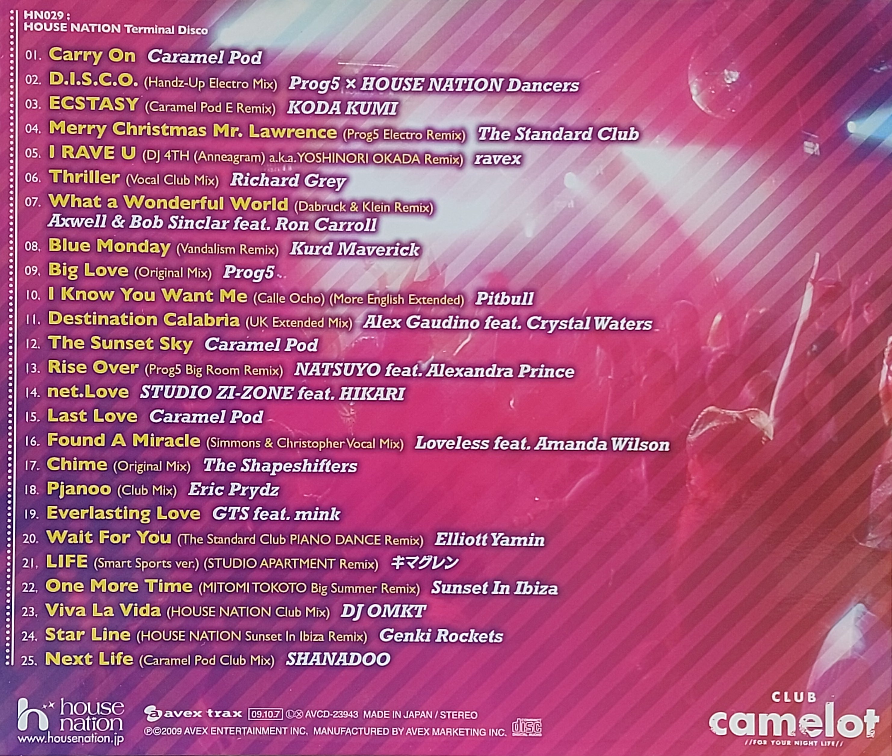 Used CD,House Nation Terminal Disco (B)(Dance)(Various Artists)(2009)(Japan)