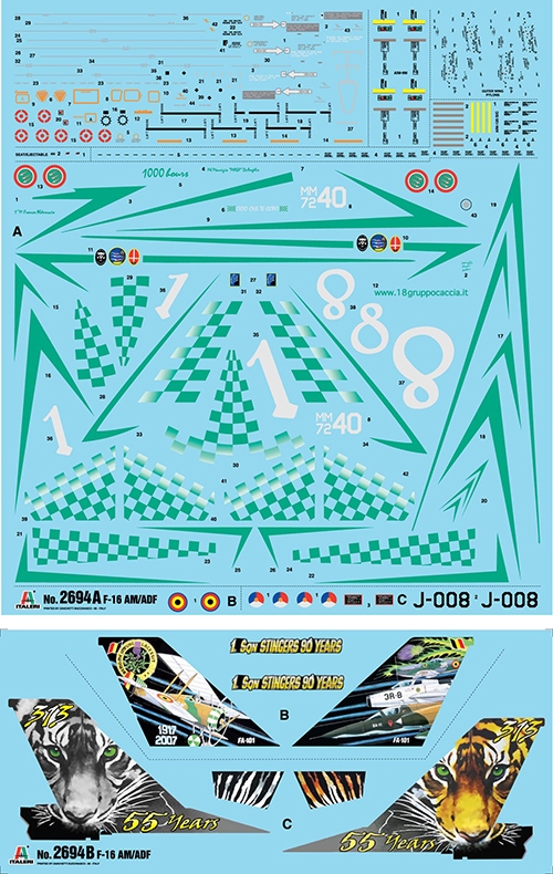1/48 F-16 A / ADV SPECIAL COLORS