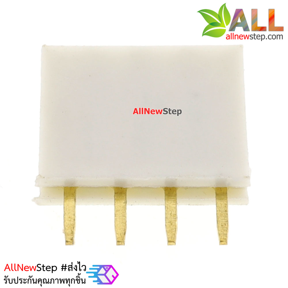 Pin header Female Header Single Row 2.54mm 4p Pin1x4 สีขาว