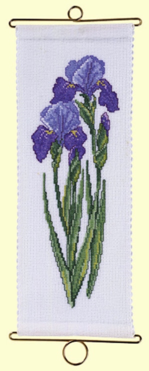 Pemin ชุดปัก Iris (พร้อมที่แขวน)