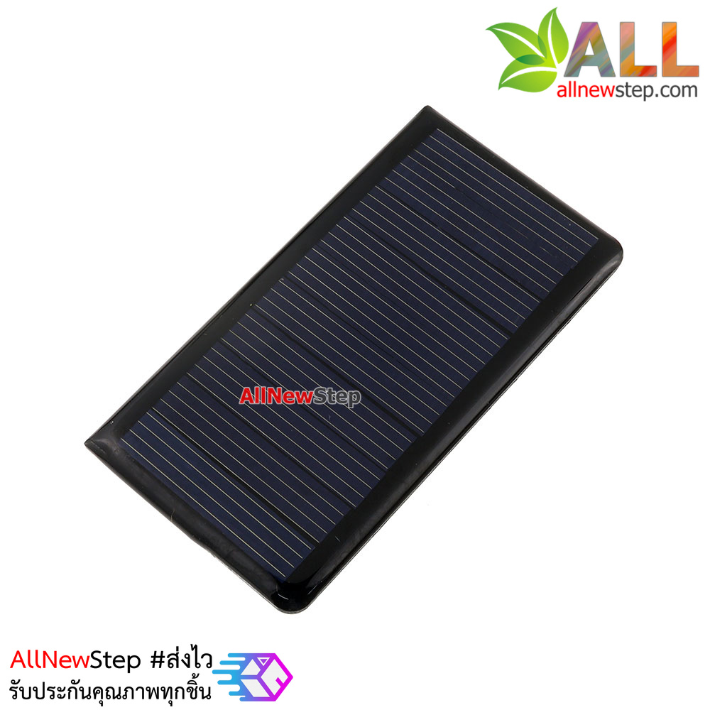 Solar cell Solar panels โซลาเซลล์ 5V 60ma 0.3W ขนาด 68x36mm