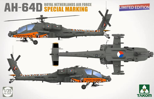 1/35 AH-64D ROYAL NETHERLANDS AIR FORCE SPECIAL MARKING (LIMITED EDITION)