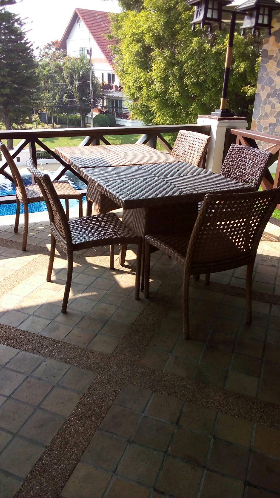 ชุดรับประทานอาหารหวาย ชุดโตีะเก้าอี้ทานข้าว โต๊ะกาแฟ coffee table โต๊ะทานข้าวหวายเทียม เฟอร์นิเจอร์ห้องอาหาร ชุดโตีะห้องอาหาร โต๊ะรับประทานอาหาร 13