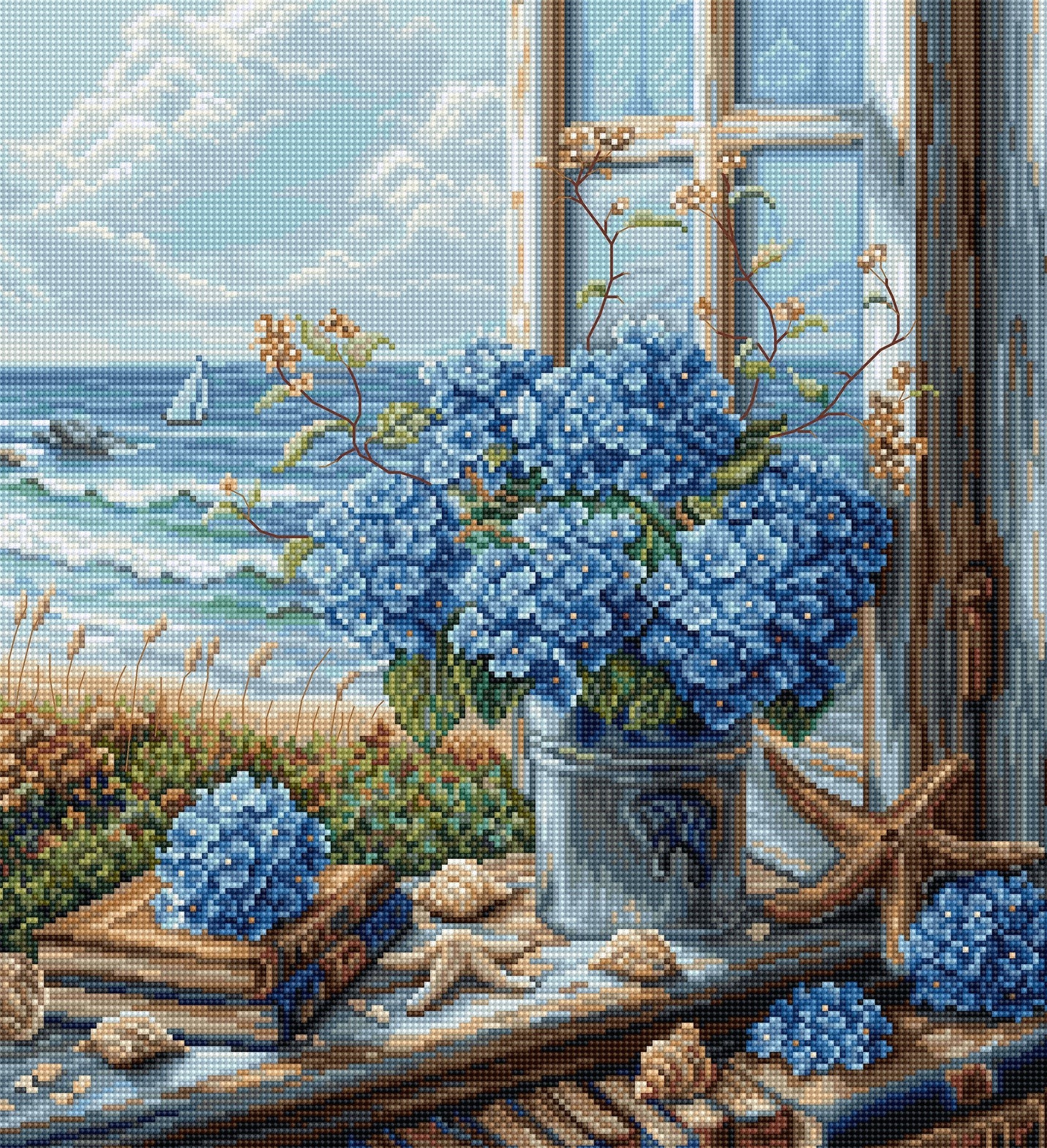 Luca-S ชุดปักครอสติช Sea View