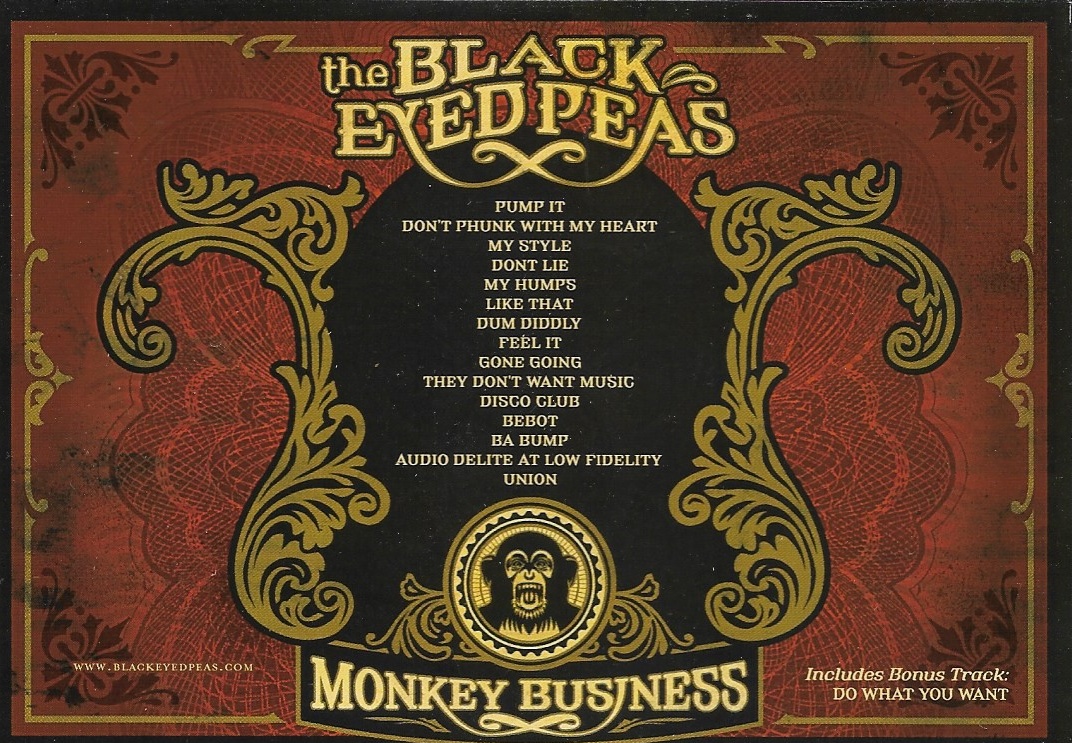 Used CD,The Black Eyed Peas - Monkey Business (B)(2005)(EU)