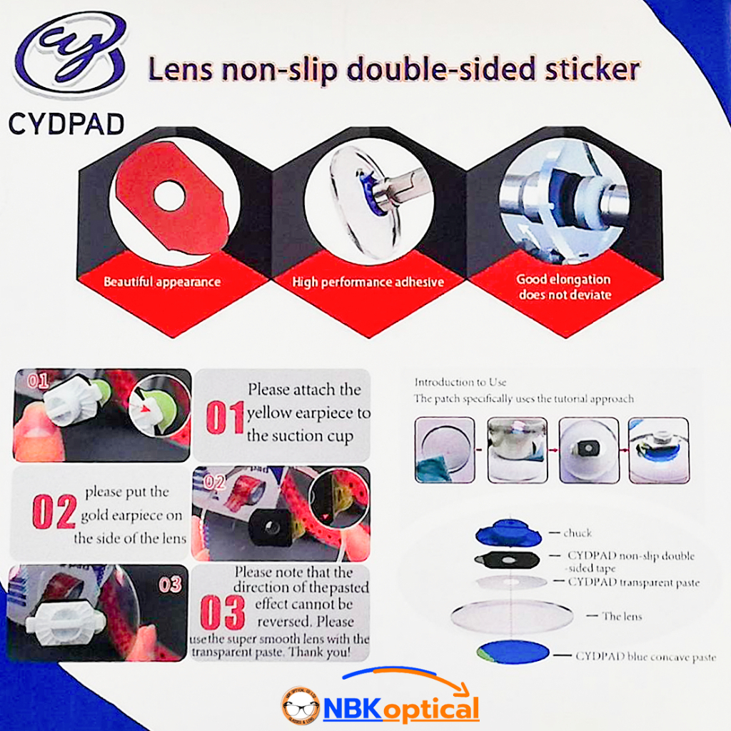 เทปกาวสําหรับติดเลนส์ PCS1000 สีดํา