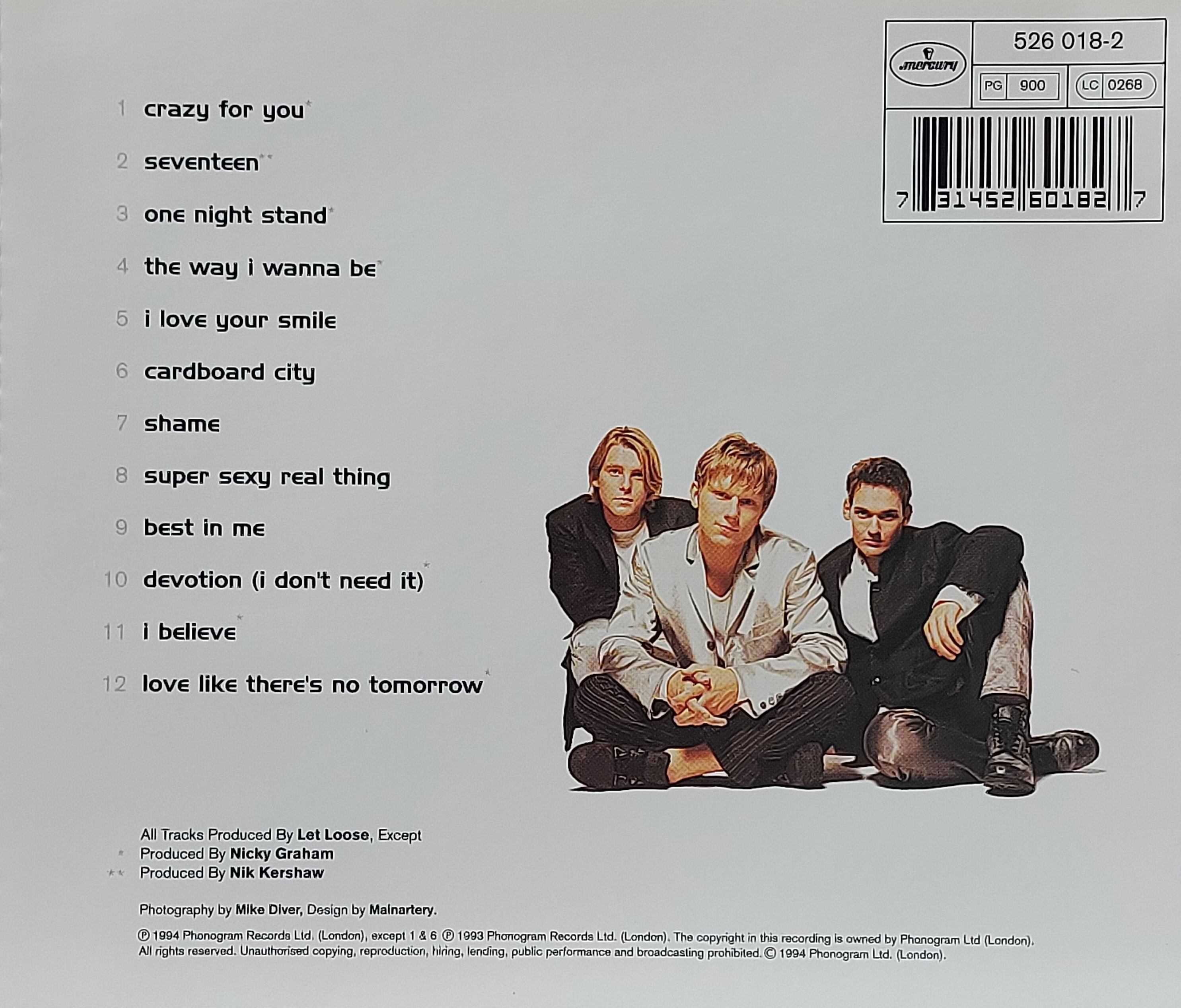 Used CD,Let Loose - Let Loose (B) (1994)