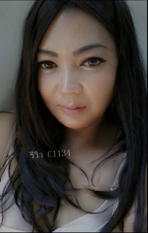 C1134 วิกผมเเสกกลางเห็นหนังศรีษะ สไลด์ปลาย