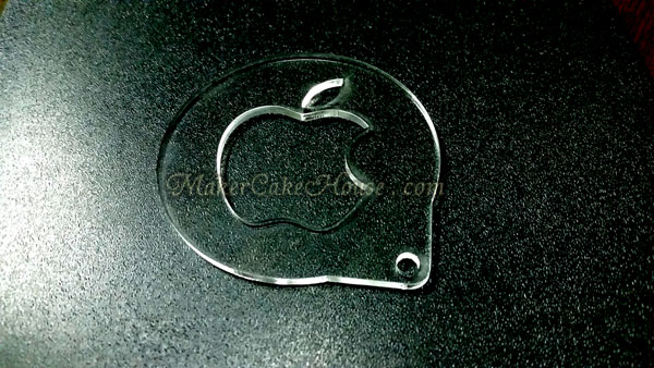 แผ่นอะคริลิคแต่งหน้ากาแฟ หรือขนม