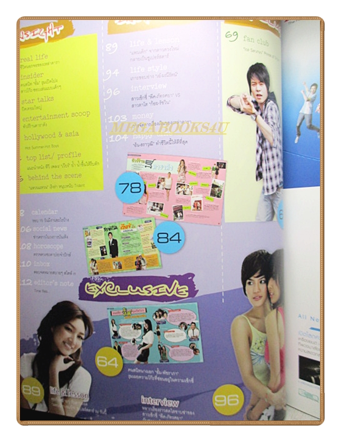 นิตยสารIN,IN MAGAZINE เล่ม076 APR.2008 สภาพดี ปกก้อย รัชวิน,พีค ภัทรศยา