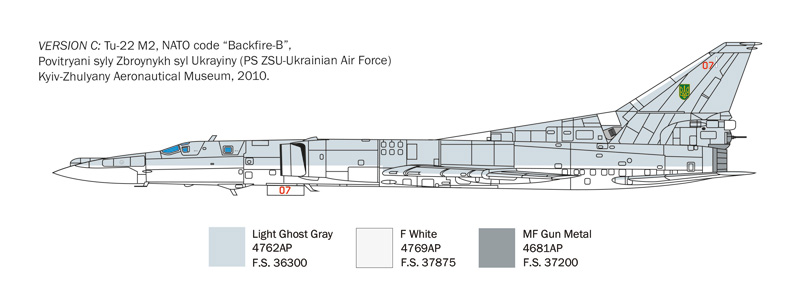 1/72 Tu-22M2 Backfire-B