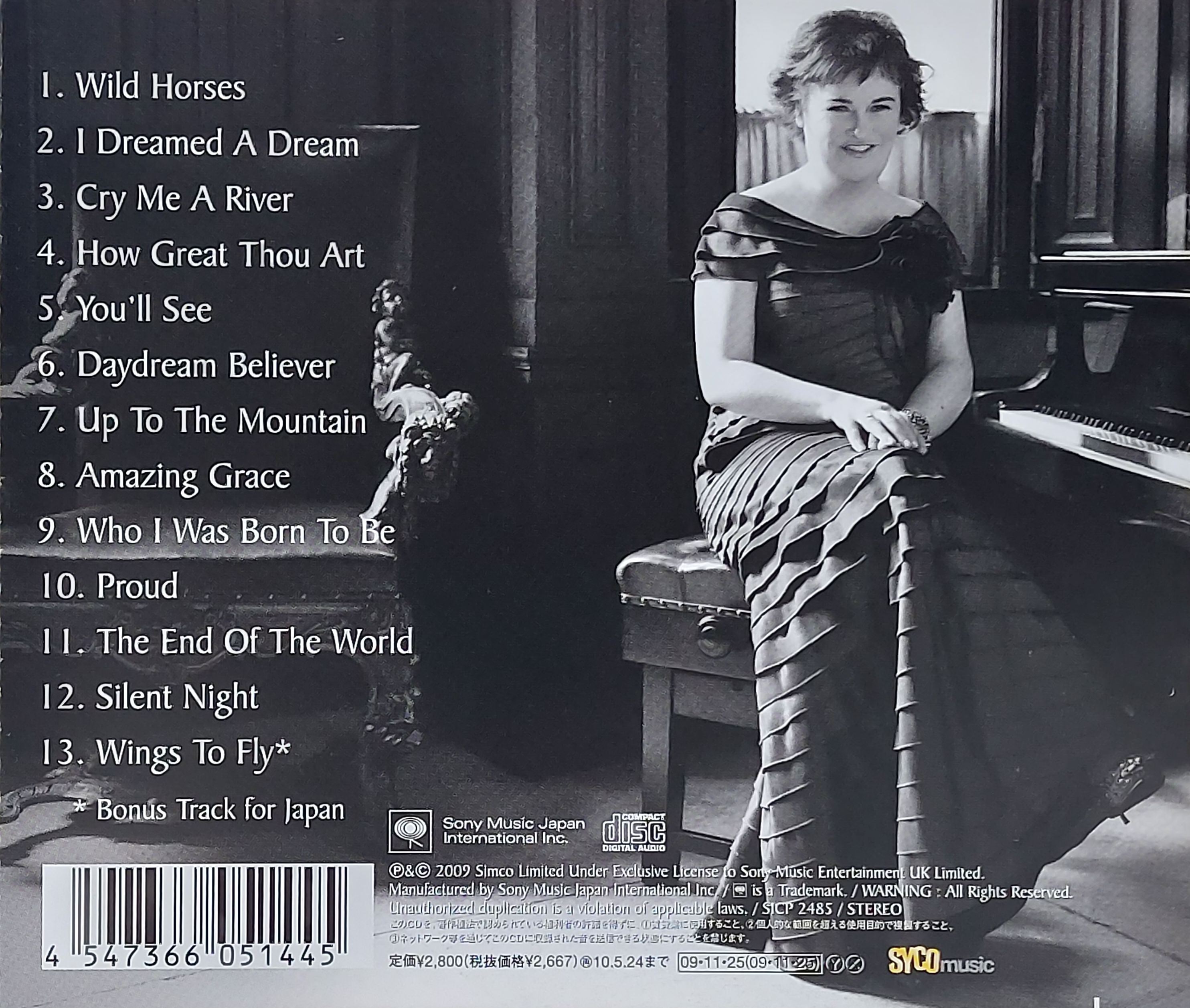 Used CD,Susan Boyle - I Dreamed A Dream (A+)(2009)(Japan)