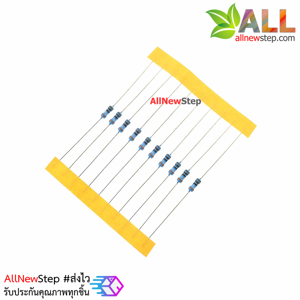 ตัวต้านทาน 150 r โอห์ม Ohm 1/4W Metal film 150r 1% จำนวน 10 ชิ้น