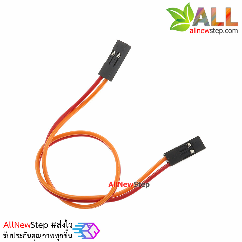 Jumper Wire 2P 2.54mm Female to Female สายไฟจัมเปอร์ เมีย-เมีย 2 เส้น ยาว 20cm