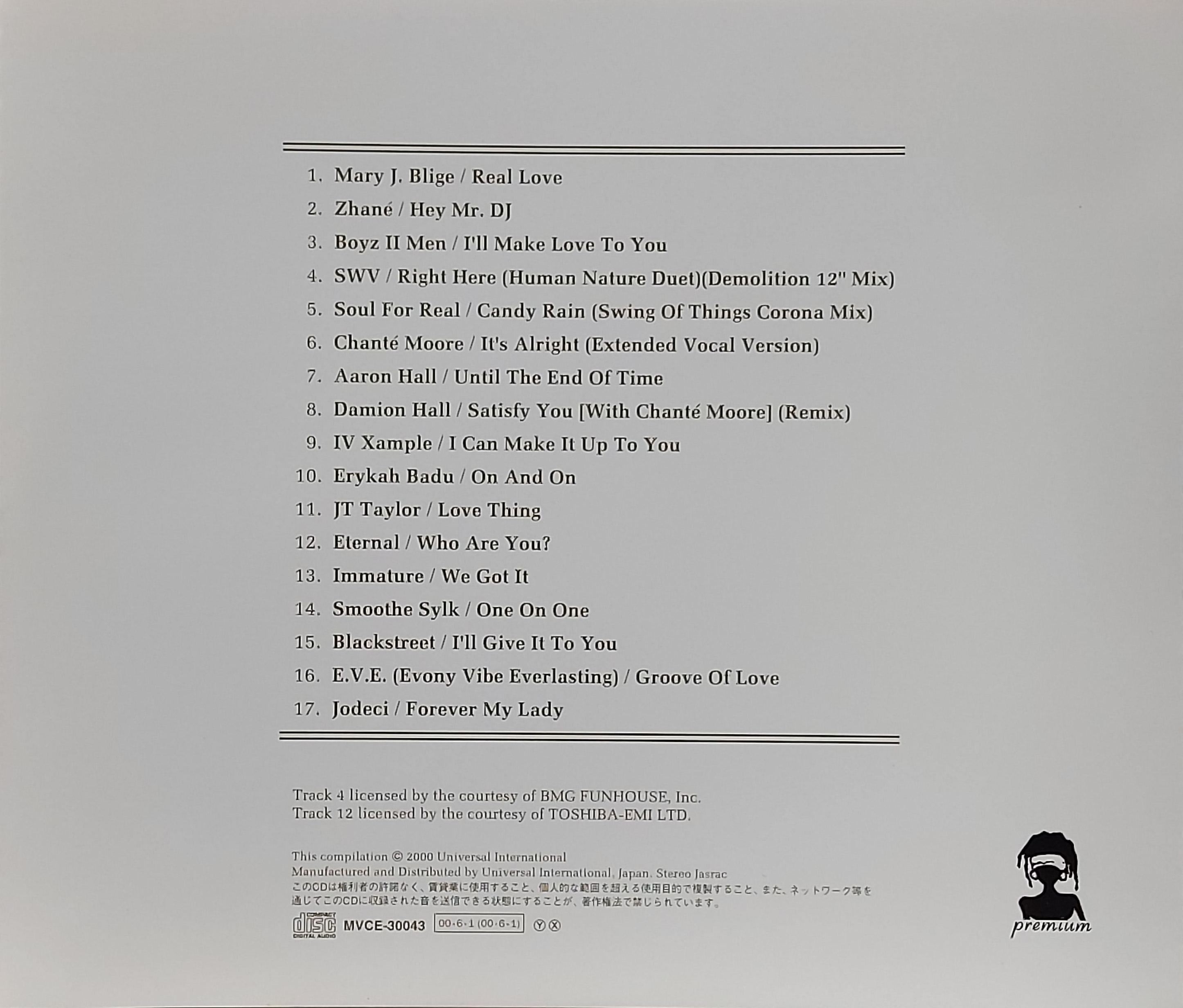 Used CD,I ♥ R&B Premium (A)(Various Artists)(2000)(Japan)