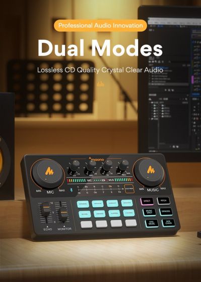 MAONO AU-AM200 Audio Mixer Caster Lite Portable podcast console
