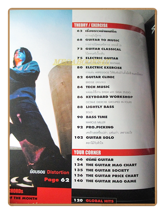 นิตยสารTHE GUITAR MAG เดอะ กีต้าร์แม็ค Vol.34 No.348 ปี2003 สภาพดี