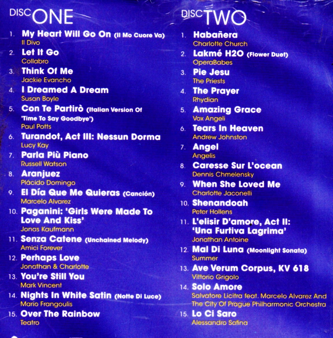 CD,Voices 2015 - A stunning collection of the world's greatest voices (Classics)(Various Artists)(2CD)(2015)(Thai)