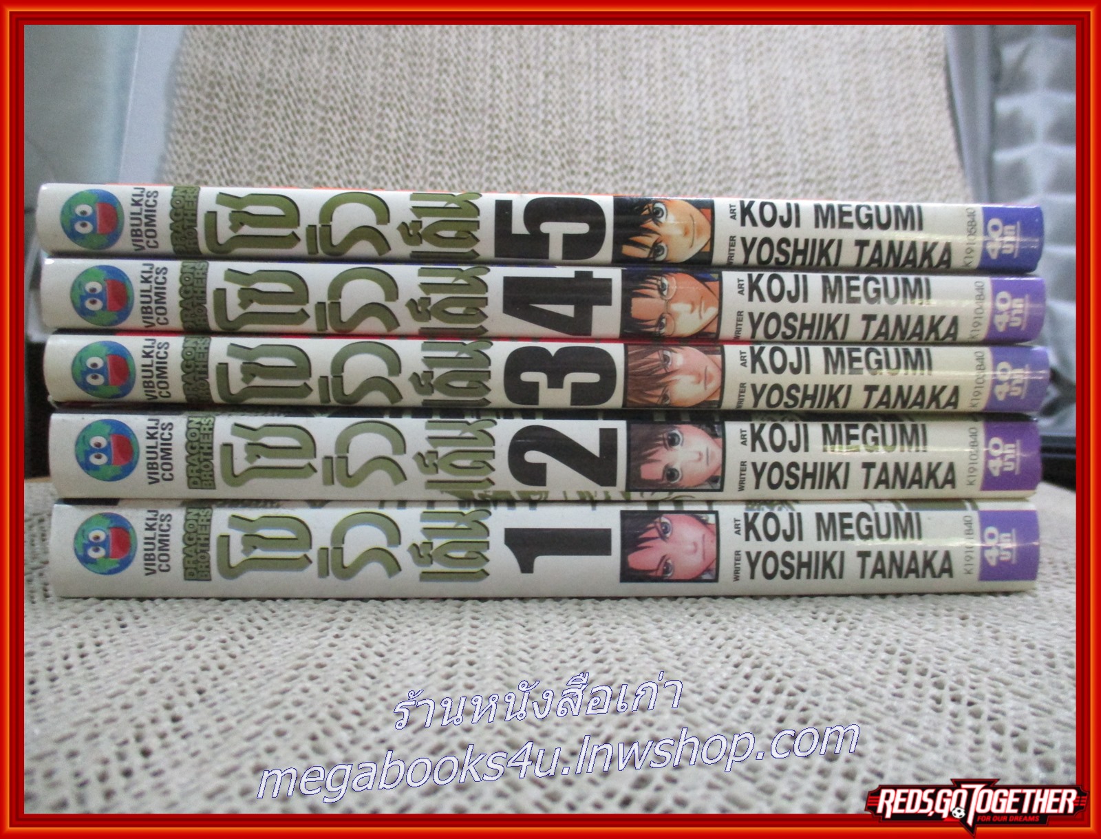 โซริวเด็น Dragon Brothers ครบชุด5เล่มจบ สนพ.วิบูลย์กิจ