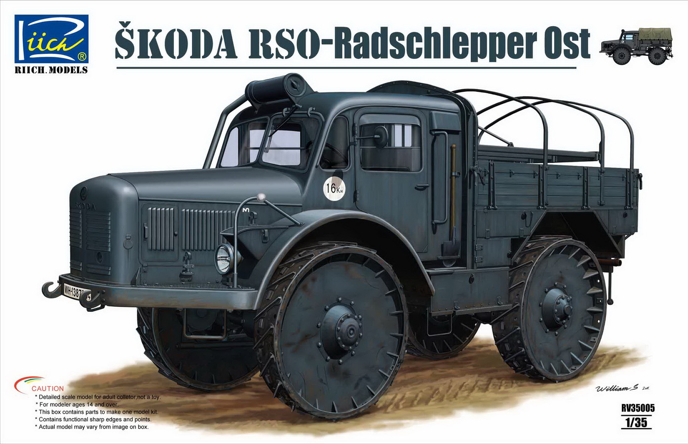 1/35 Ŝkoda RSO - Radschlepper Ost