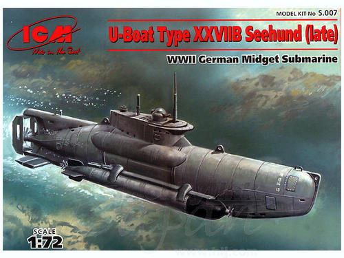 1/72 U-Boat Type XXVIIB Seehund (late)