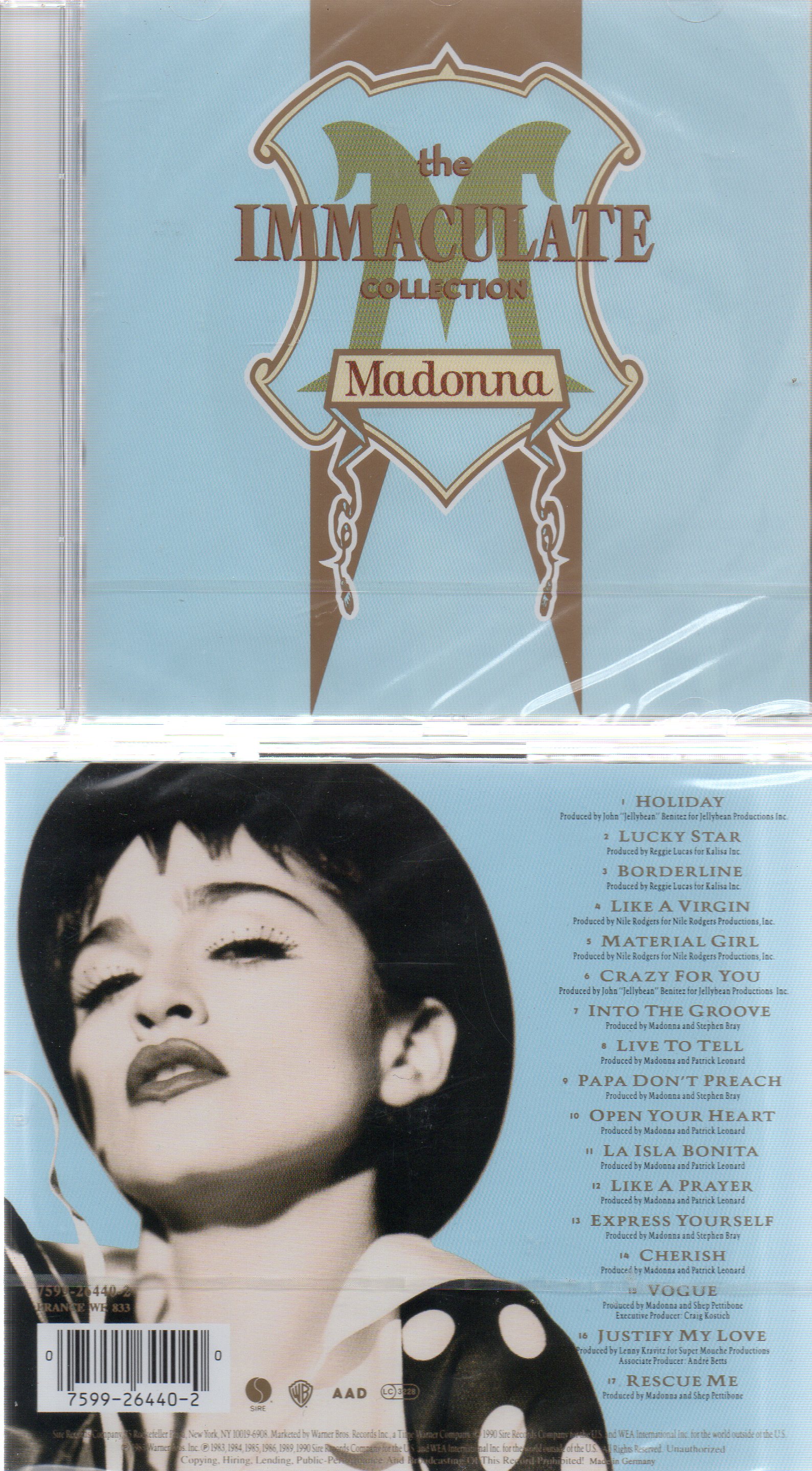 CD,Madonna - The Immaculate Collection(EU)