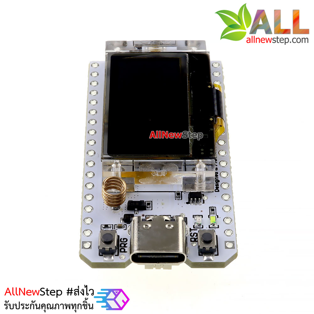 บอร์ด Arduino Wifi ESP lora32 LoRa SX1276 ความถี่ 868-915Mhz พร้อมจอแสดงผล OLED หัวต่อ micro usb