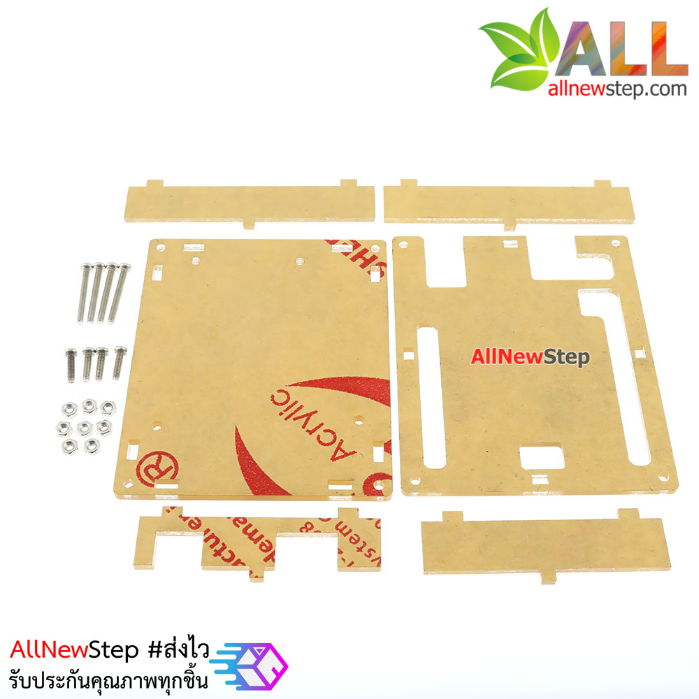 UNO R3 acrylic case box กล่องอะคริลิคแบบใส สำหรับ Uno case for Arduino