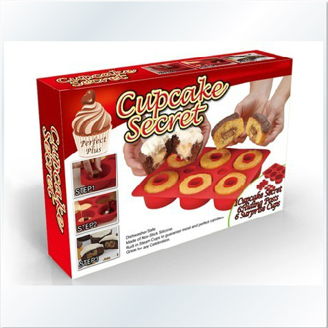 พิมพ์ซิลิโคนคัพเค้กสอดไส้ ( Cupcake Secret )