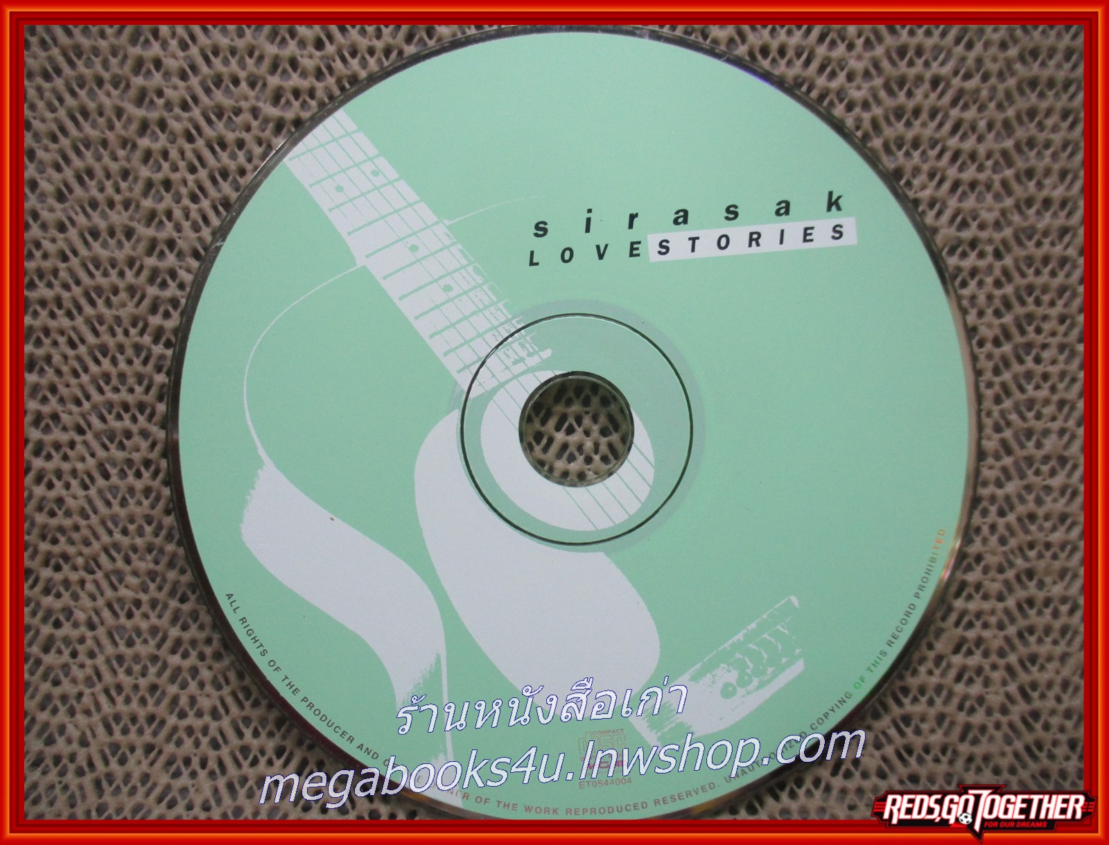 ซีดีเพลงไทยสากล ศิรศักดิ์ อิทธิผลพาณิชย์ อัลบั้ม LOVE STORIE ปกสวย แผ่นมีรอยนิด