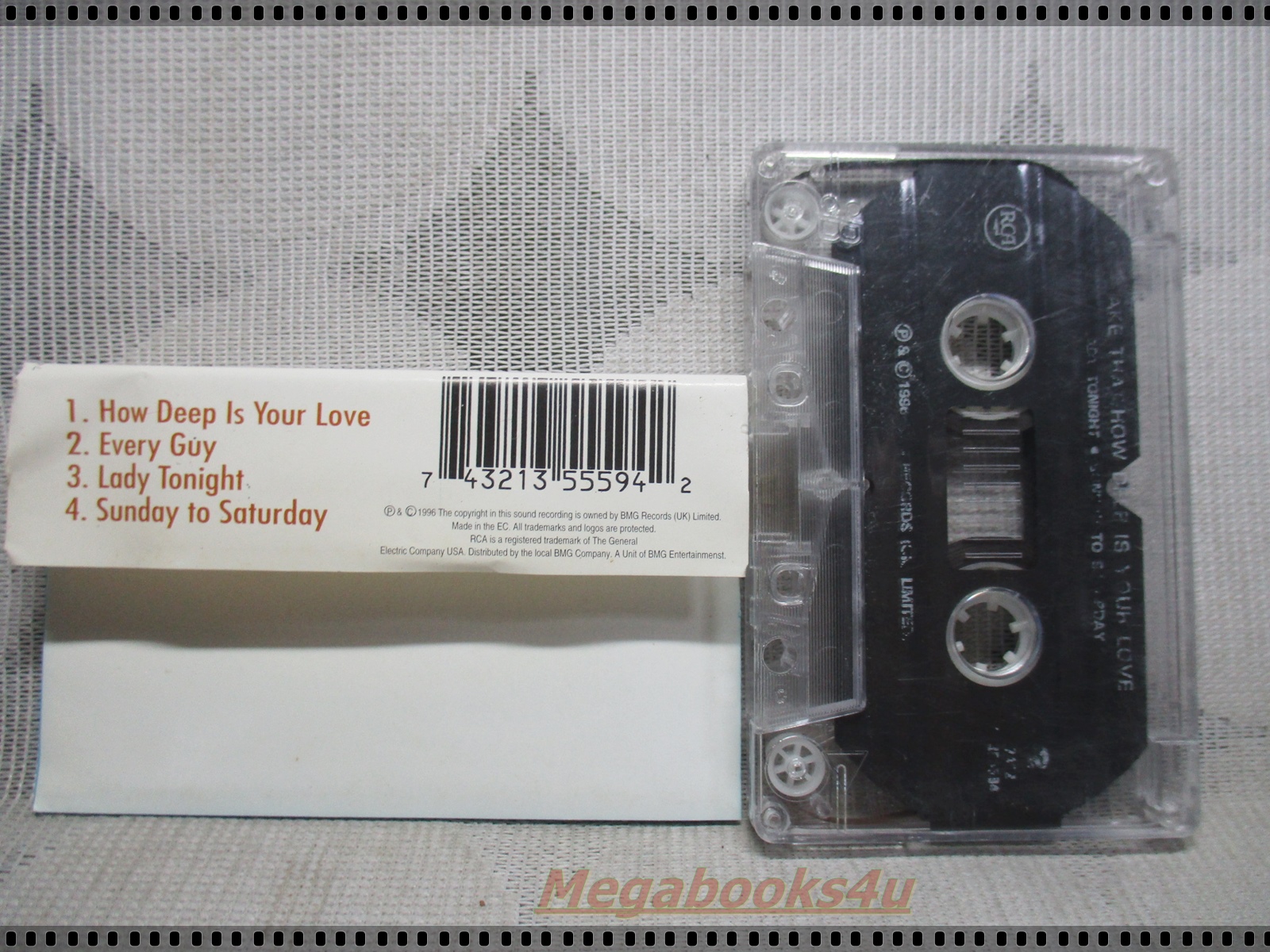 ขายเทปเพลงเก่า TAKE THAT ; HOW DEEP IS YOUR LOVE