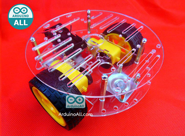 2WD Smart Car Chassis 2 ชั้น