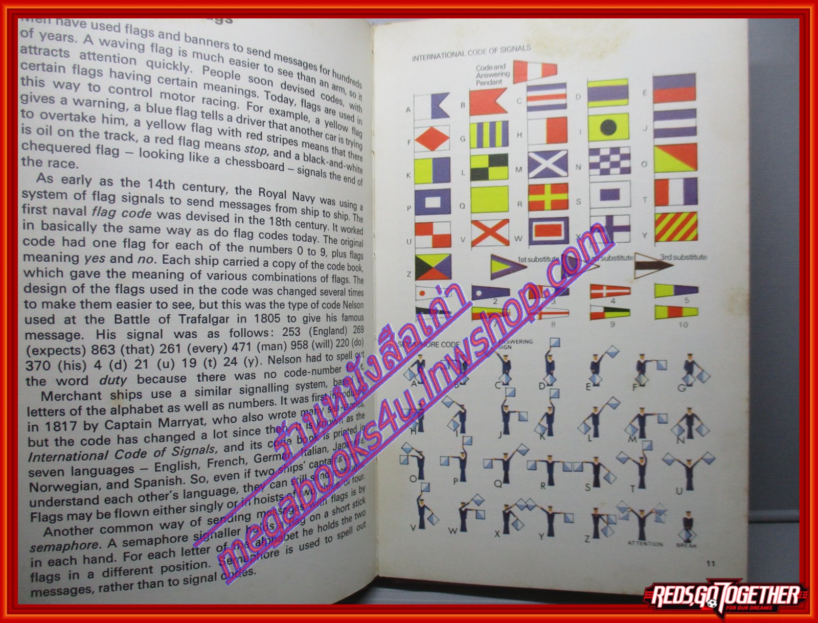 หนังสือเสริมความรู้เรื่องธงชาติประเทศต่างๆ FLAGS ภาษาอังกฤษ สภาพดี