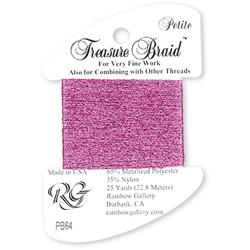 Rainbow Gallery Treasure Braid Petite : Light Rose