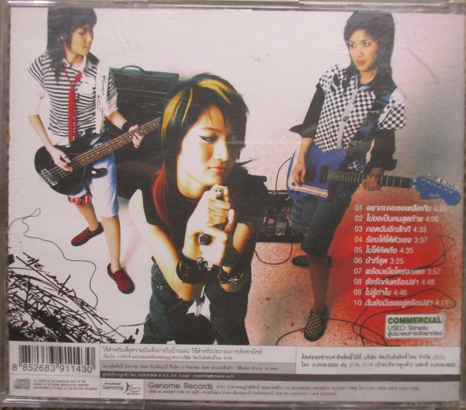 ซีดีเพลงไทยสากล แบดซ์ BADZ อัลบั้ม BADZ // ปกสวย แผ่นสวย มีรอยนิดเดียว ปกเจาะ