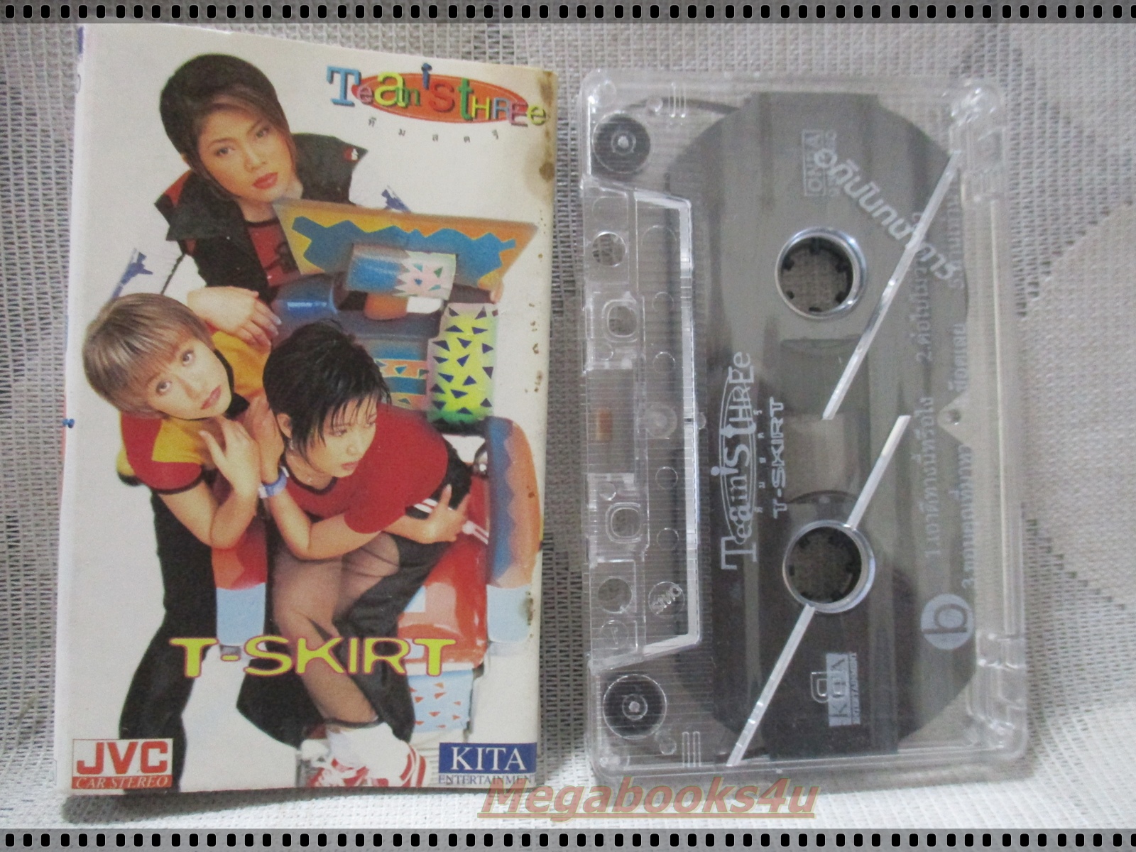 ขายเทปเพลงเก่า T-SKIRT ที สเกิ๊ต อัลบั้ม TEAM IS THREE