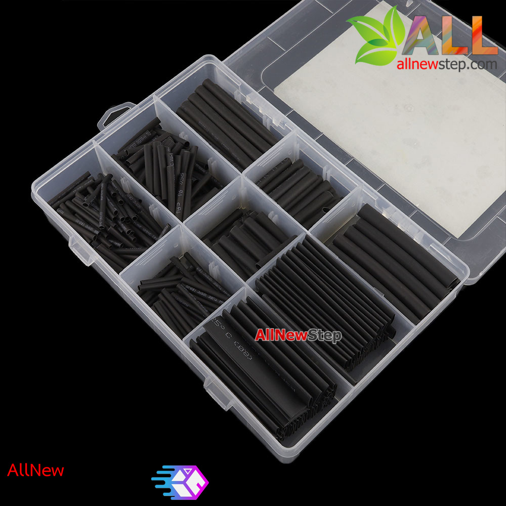 ชุดเซตท่อหด พร้อมกล่องอุปกรณ์ สำหรับหุ้มสายไฟ 405 ชิ้น