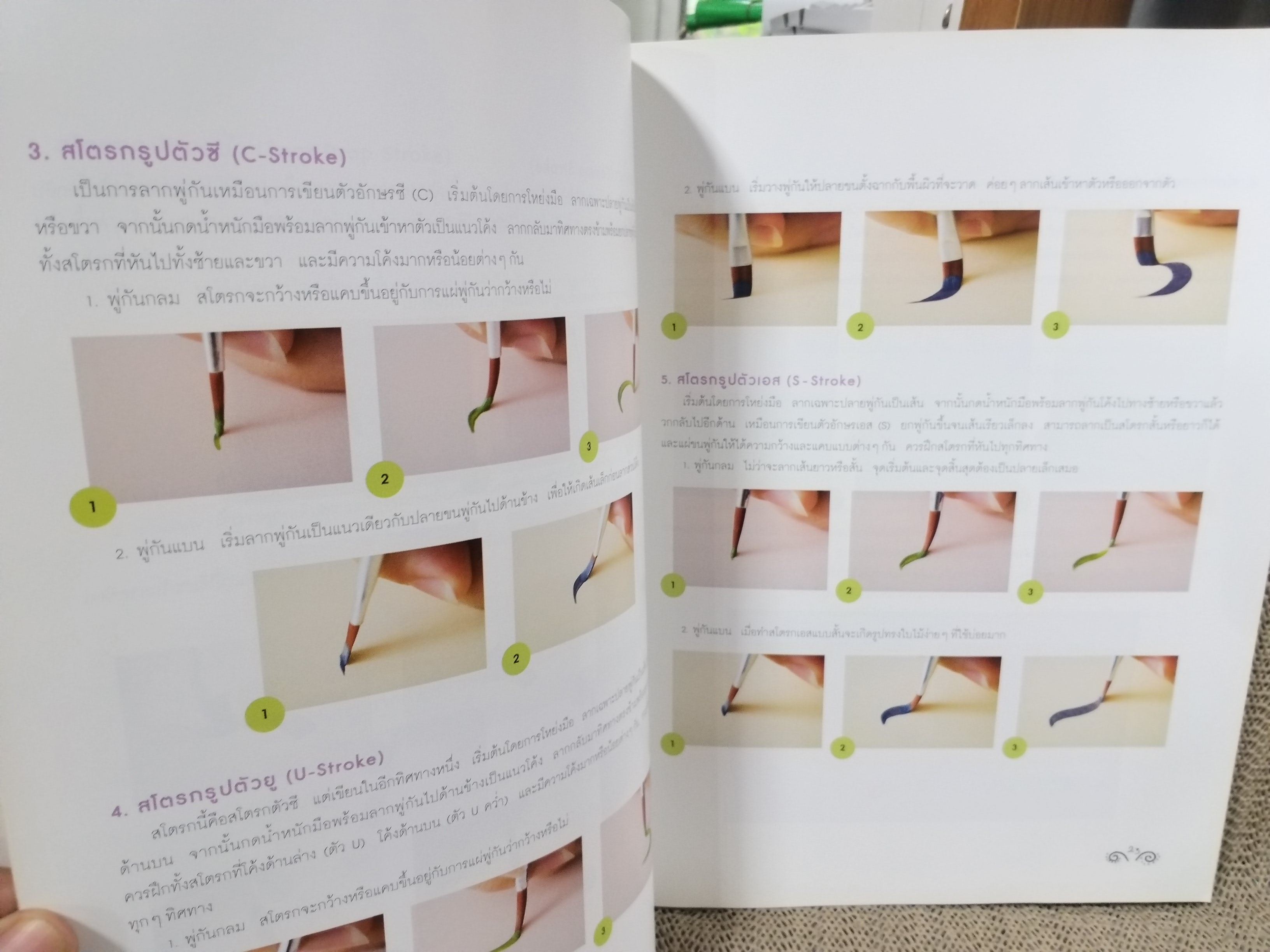 สำหรับมือใหม่หัดเพ้นต์ EASY DECORATIVE PAINTING 3 - Stroke Painting ผู้เขียน: Country Hobby Studio